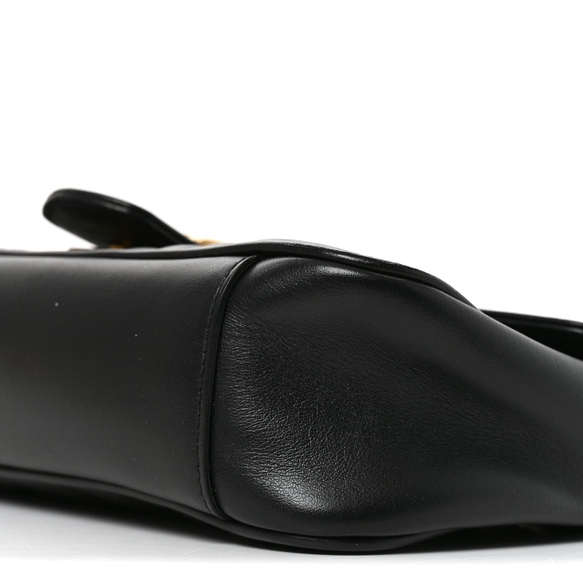 Small Calfskin Shoulder Bag - Black