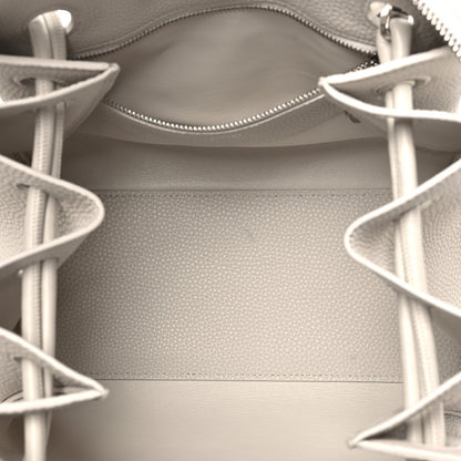 Small Calfskin Handbag - White