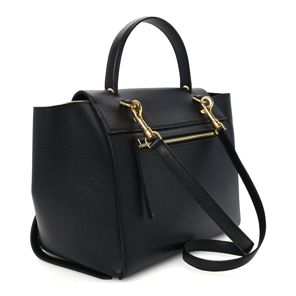 Mini Calfskin Belt Bag - Black
