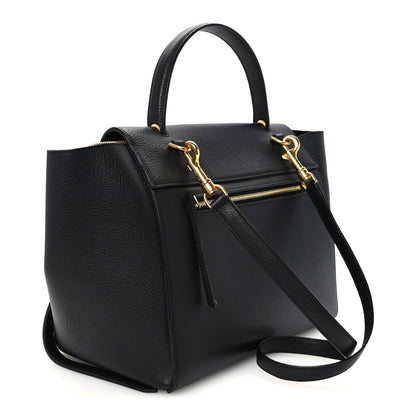 Mini Calfskin Belt Bag - Black