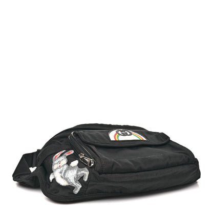 Nylon Belt Bag - Black