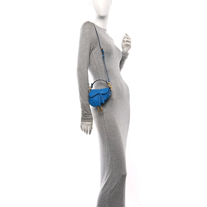 Goatskin Handbag - Blue