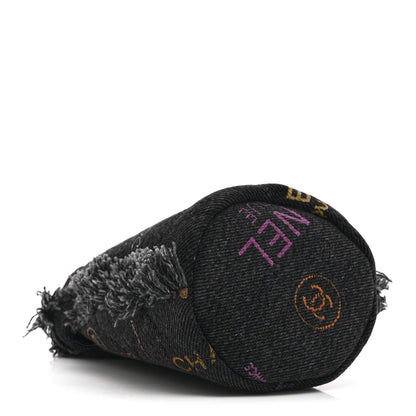 Mini Quilted Bucket Bag - Black