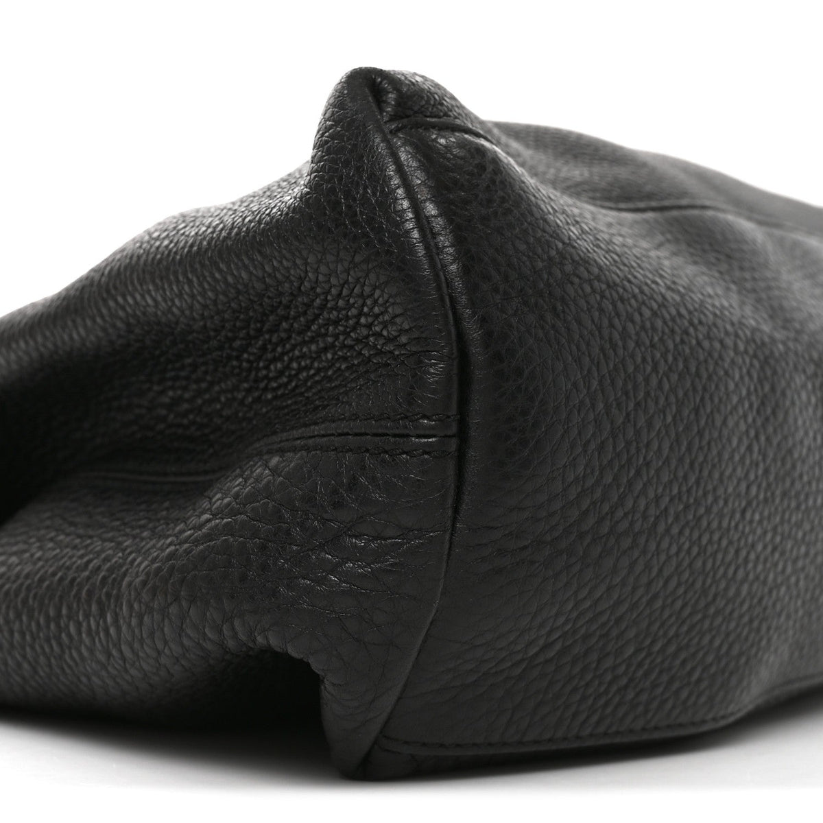 Medium Calfskin Shoulder Bag - Black