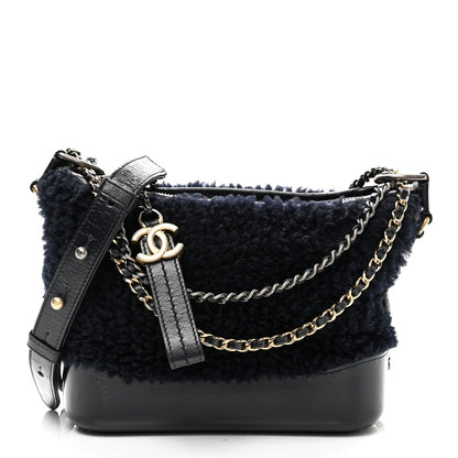 Small Shearling Hobo Bag