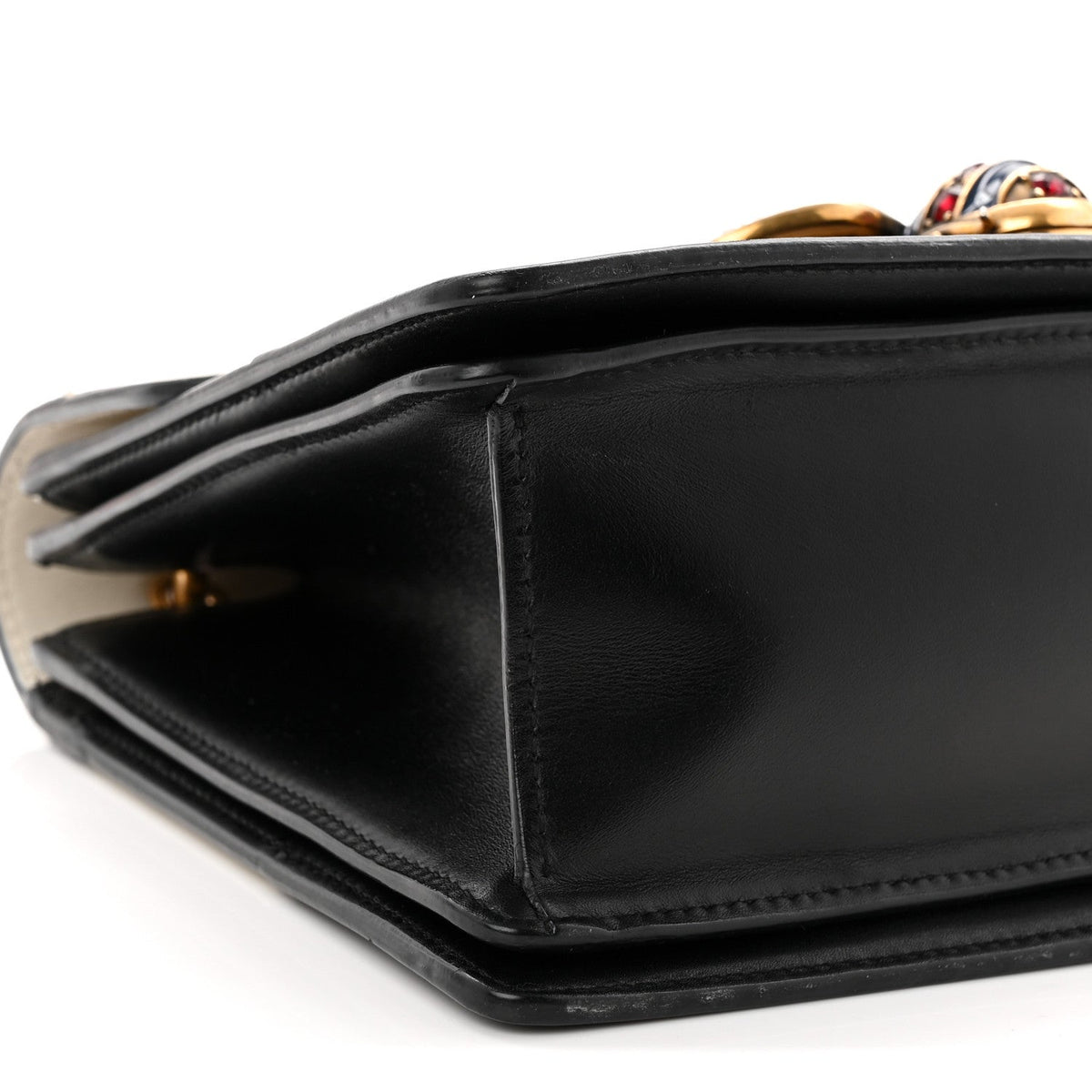 Small Calfskin Handbag - Black