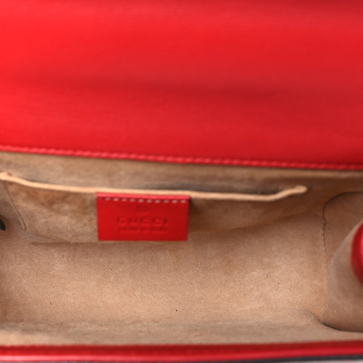 Small Calfskin Shoulder Bag - Red