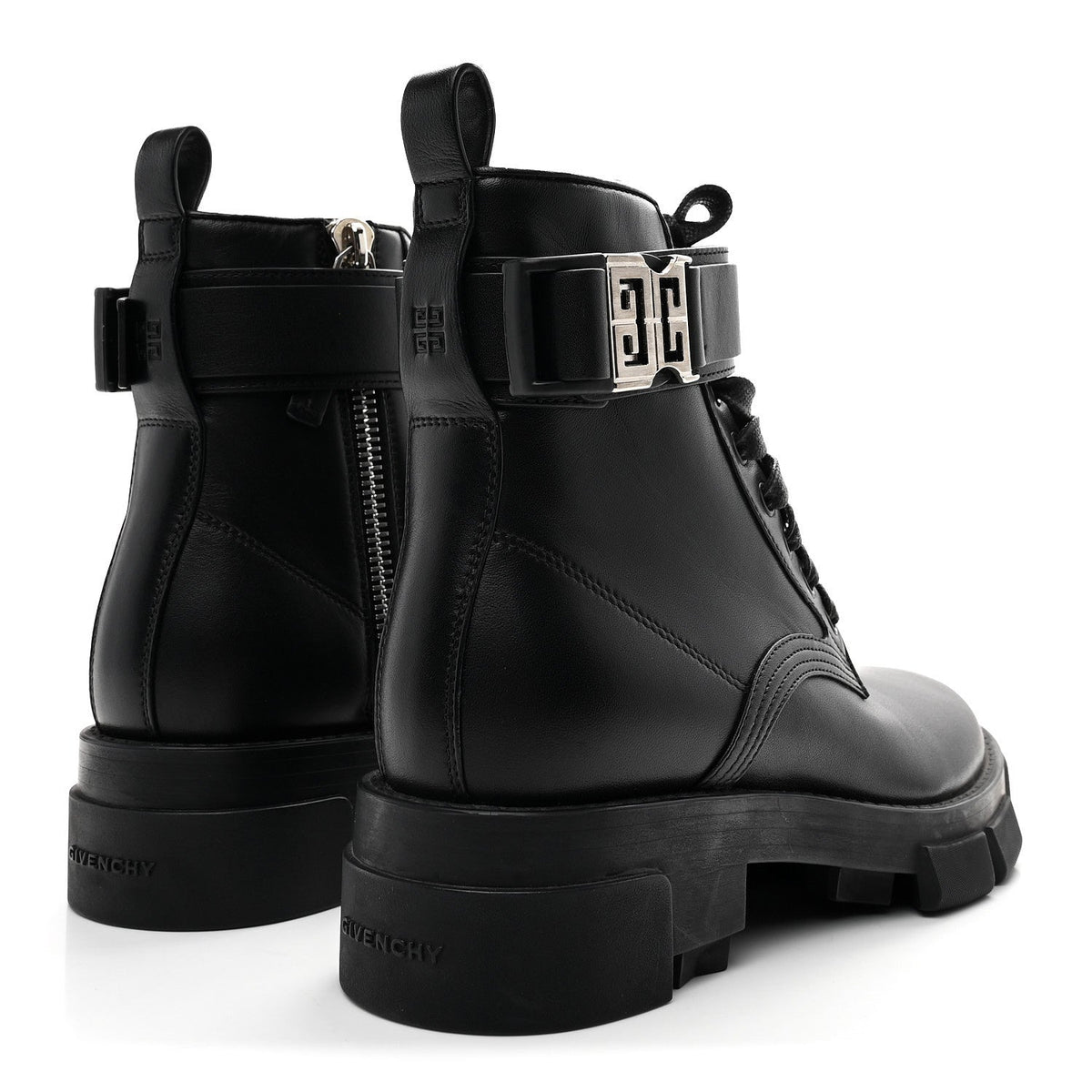 Givenchy Calfskin Women's Combat Boots 36 Black