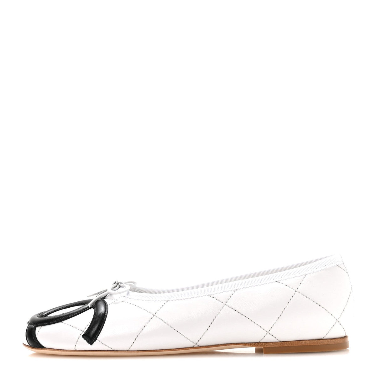 Chanel Lambskin Quilted CC Cambon Women's Ballet Flats