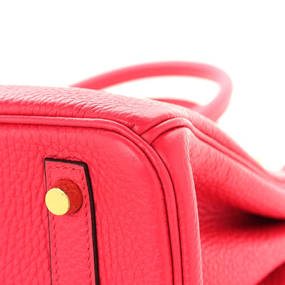 Togo Birkin 30 Rose Extreme Handbag