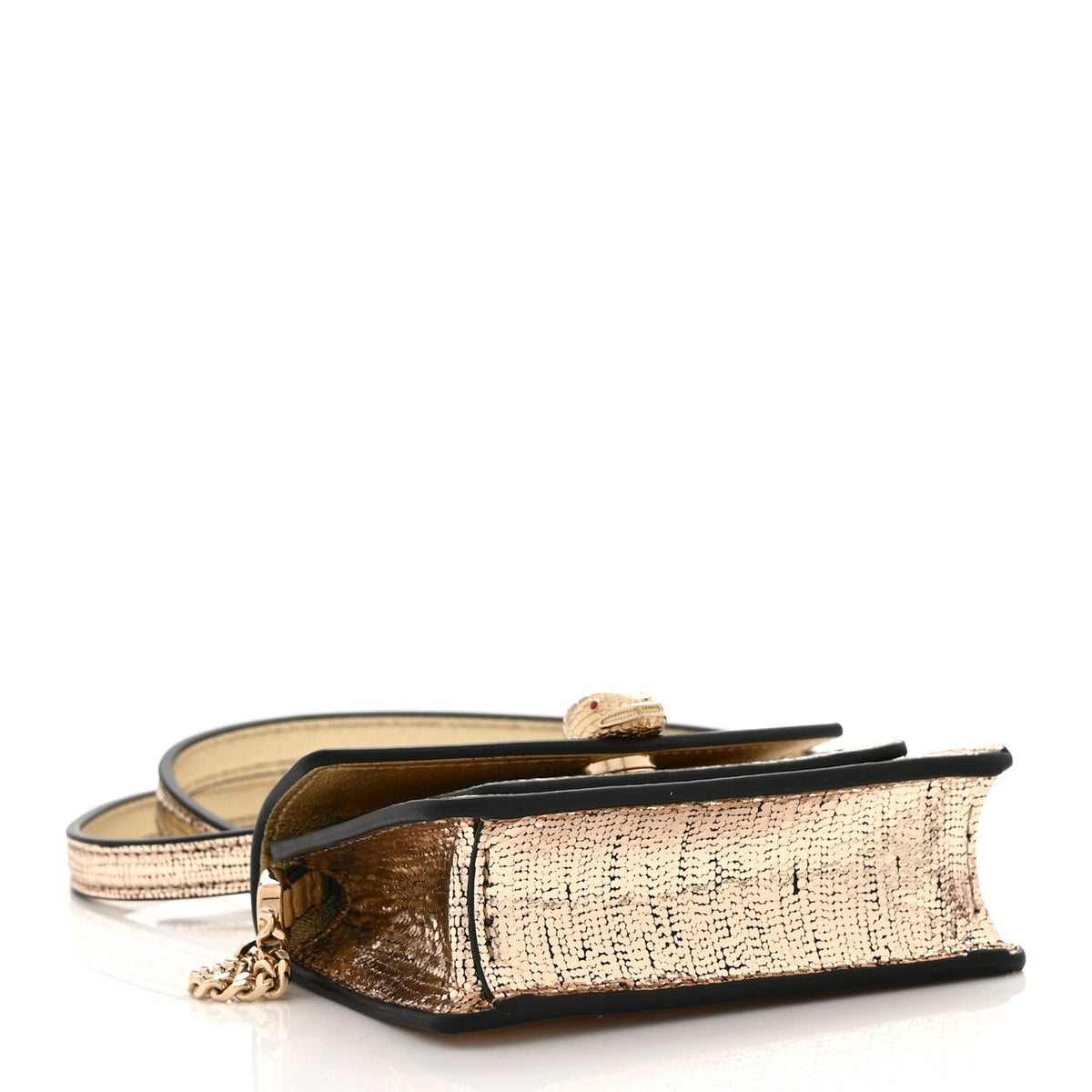 Calfskin Handbag - Gold