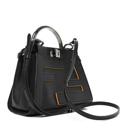 Mini Nappa Satchel Bag - Black