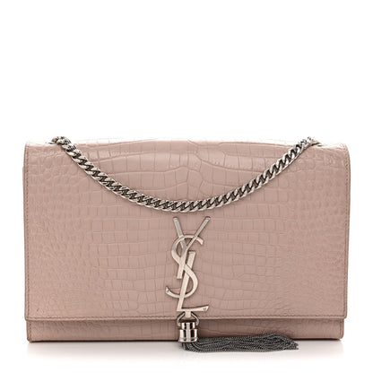 Medium Calfskin Satchel Bag - Pink