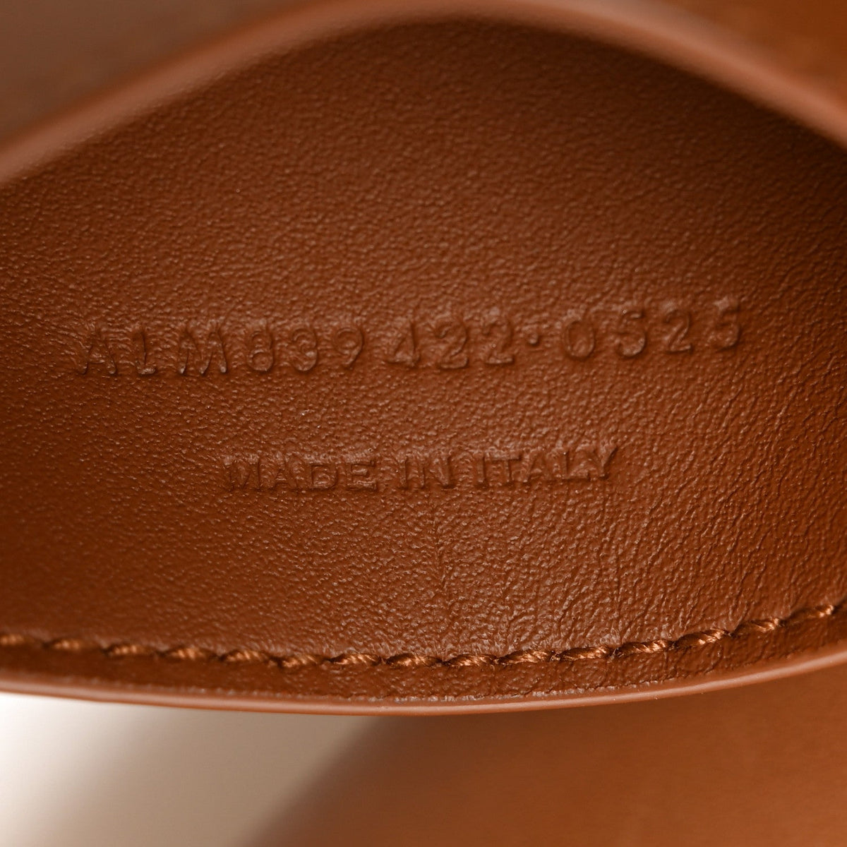 Calfskin Hobo Bag - Natural