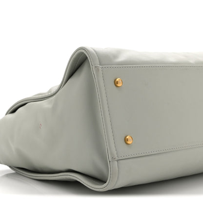 Small Calfskin Tote Bag - Grey