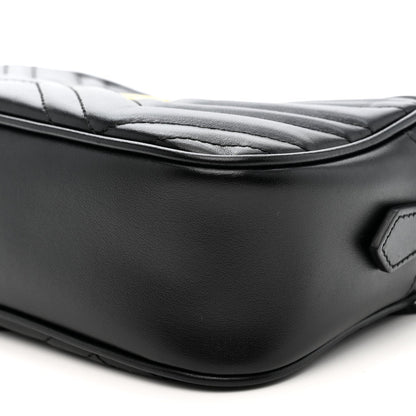 Small Calfskin Shoulder Bag - Black