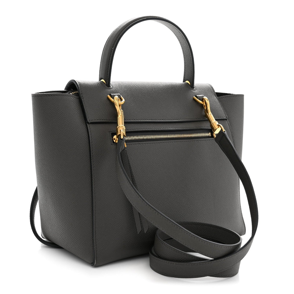 Calfskin Belt Bag - Grey