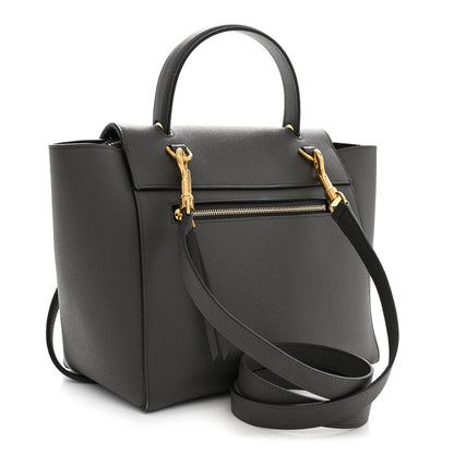 Calfskin Belt Bag - Grey