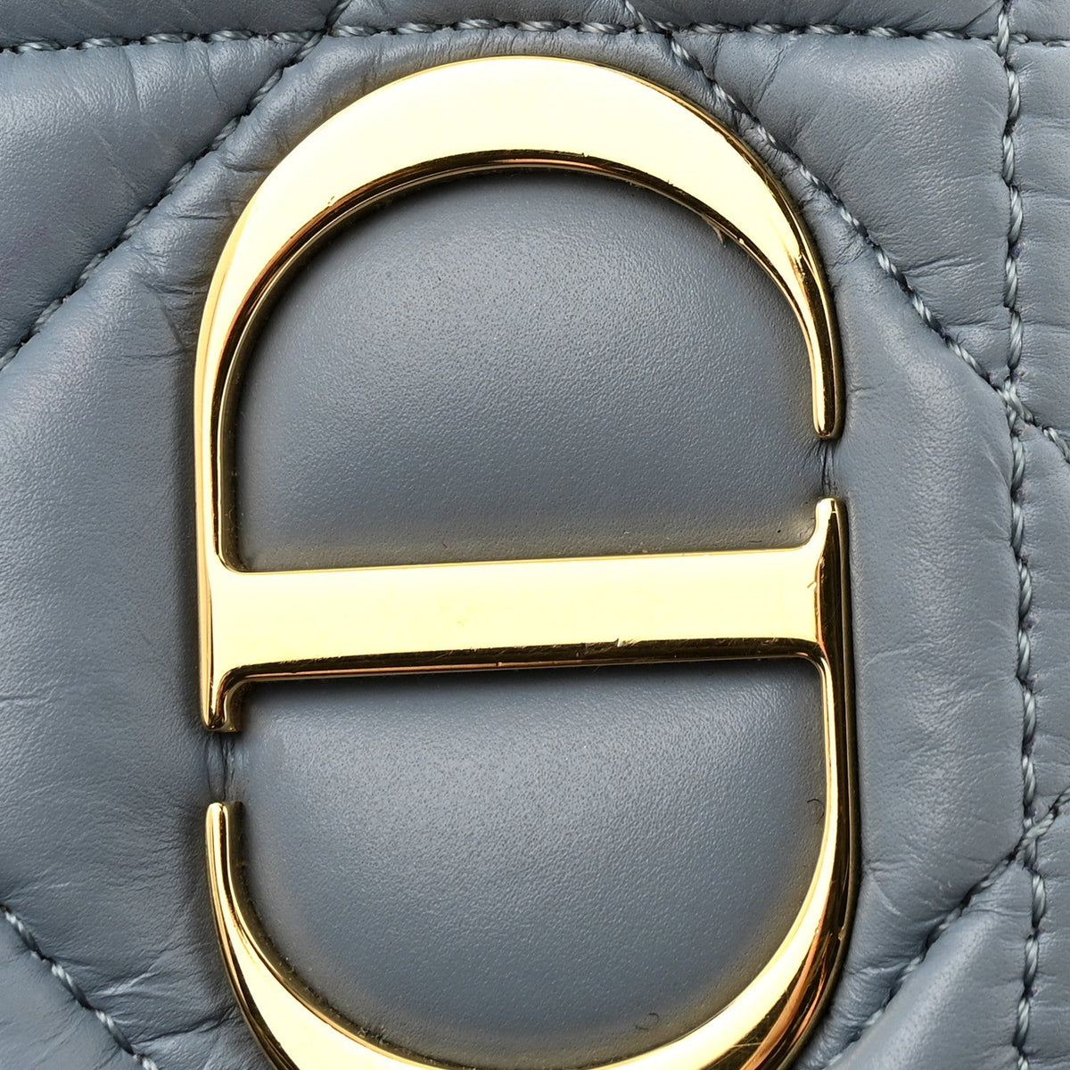Mini Lambskin Handbag - Blue