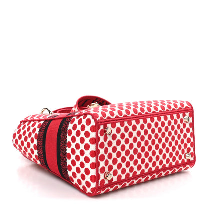 Medium Canvas Handbag - Red