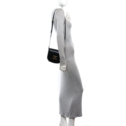 Calfskin Handbag - Black