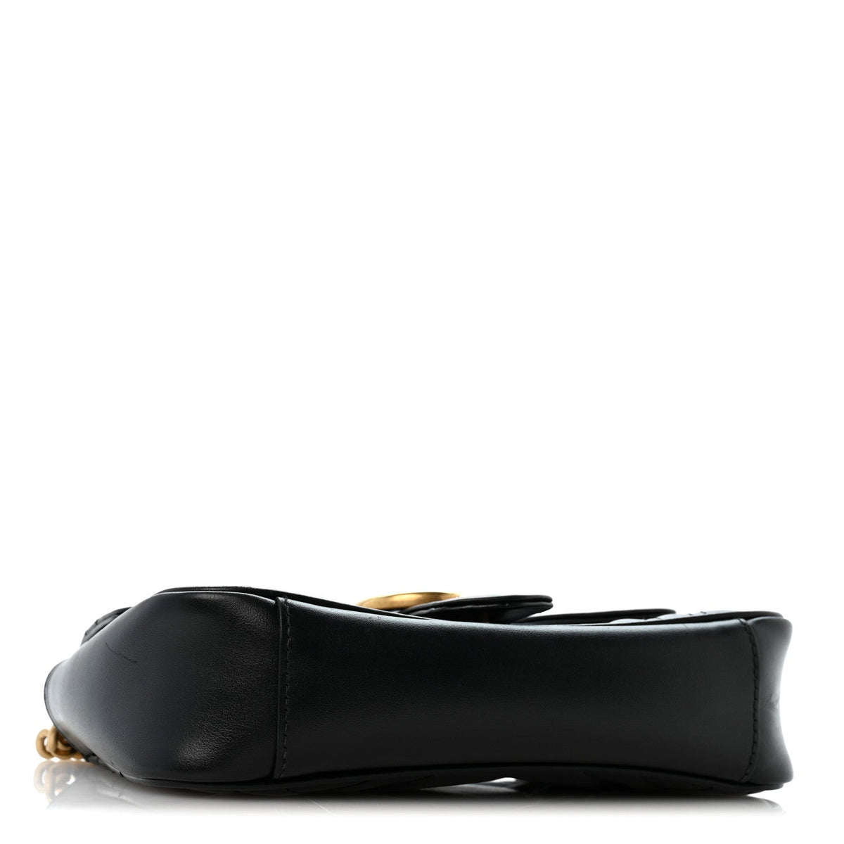 Mini Calfskin Shoulder Bag - Black