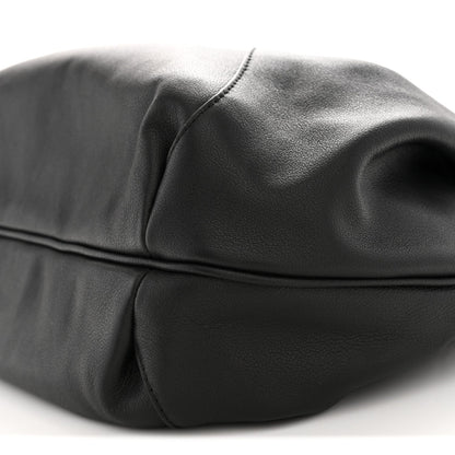 Small Calfskin Handbag - Black
