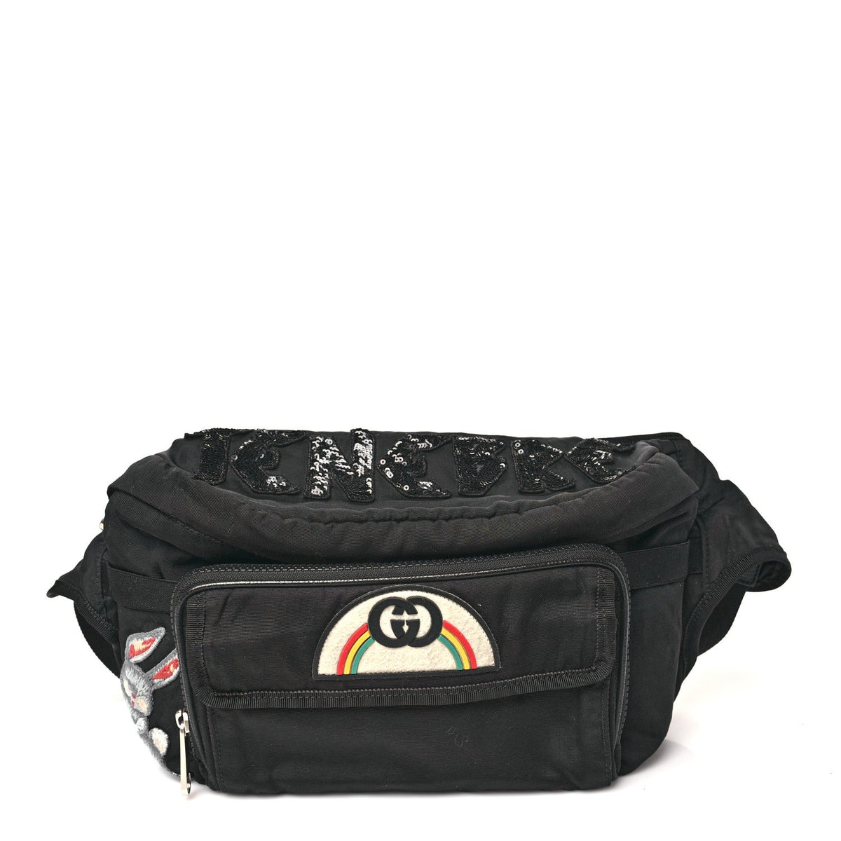 Nylon Belt Bag - Black
