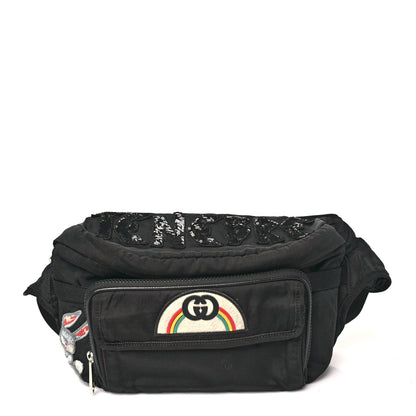 Nylon Belt Bag - Black