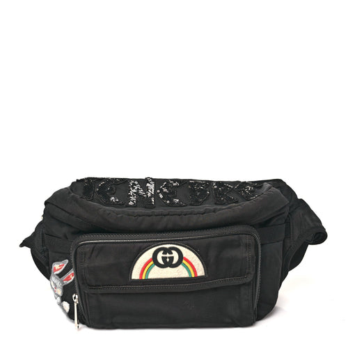 Nylon Belt Bag - Black
