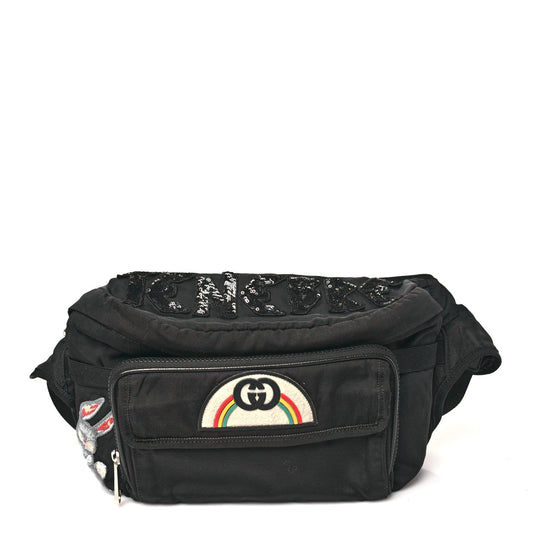 Nylon Belt Bag - Black