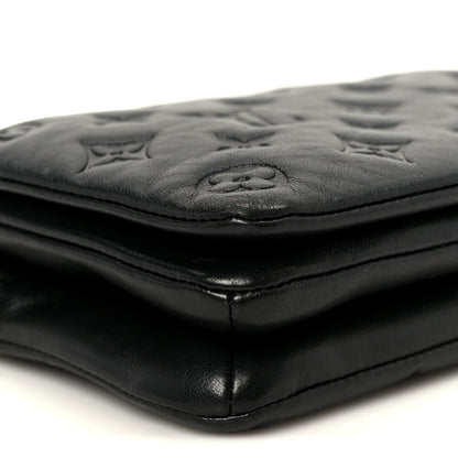 Lambskin Handbag - Black