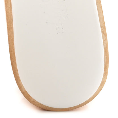 Hermes Calfskin Cork Women's Eze 30 Sandals 37 White