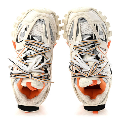Balenciaga Mesh Women's Track Sneakers 35 White Orange