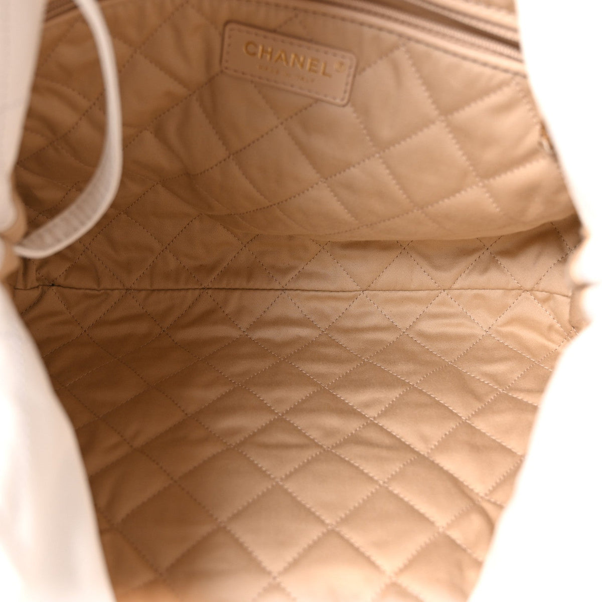 Small Quilted Calfskin Handbag - White