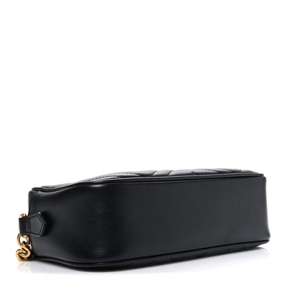 Small Calfskin Shoulder Bag - Black