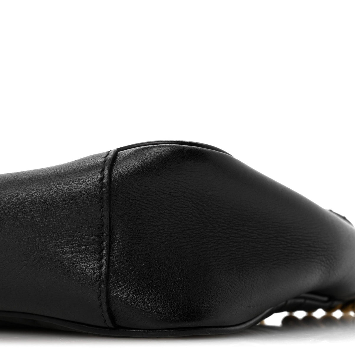 Small Calfskin Shoulder Bag - Black
