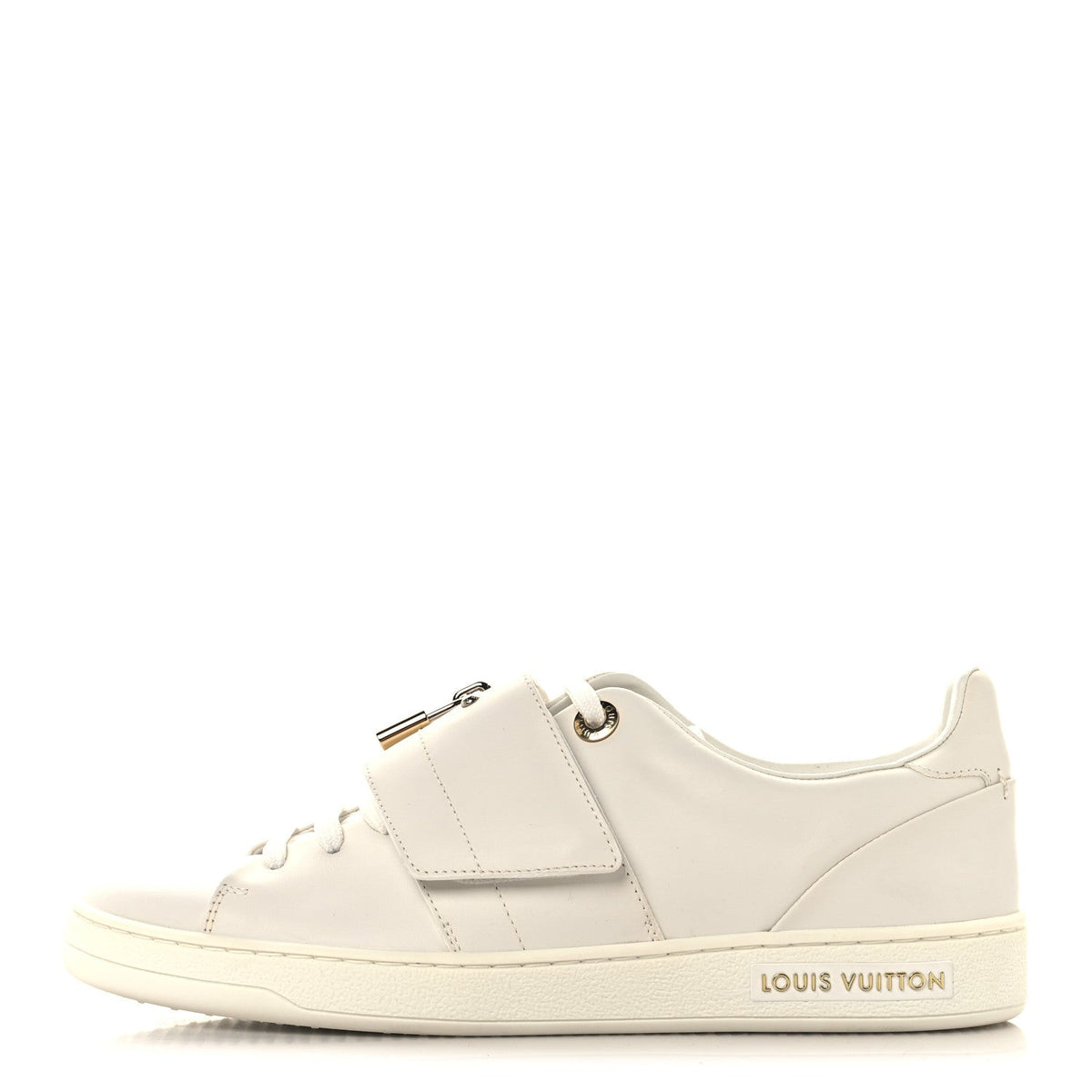 Calfskin Front Row Sneaker White