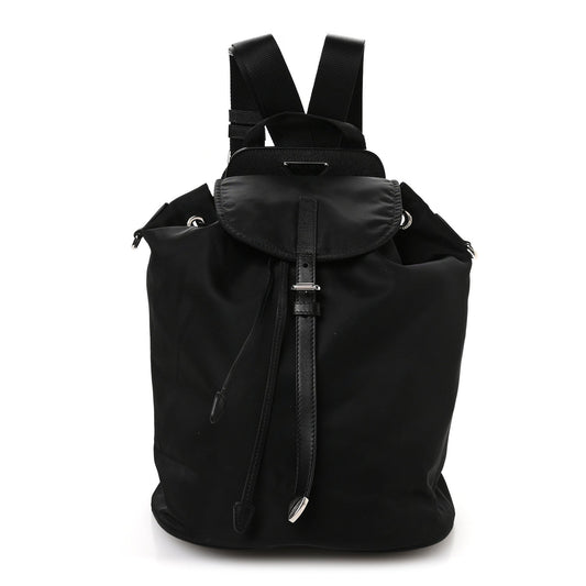 Small Nylon Backpack - Black