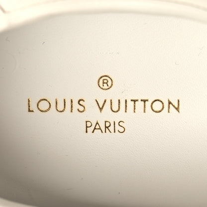 Louis Vuitton Calfskin Women's Front Row Sneakers 36.5 White