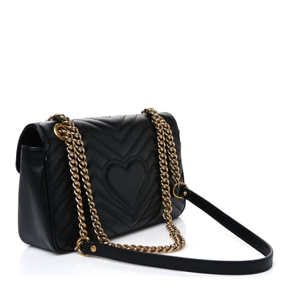 Small Calfskin Shoulder Bag - Black