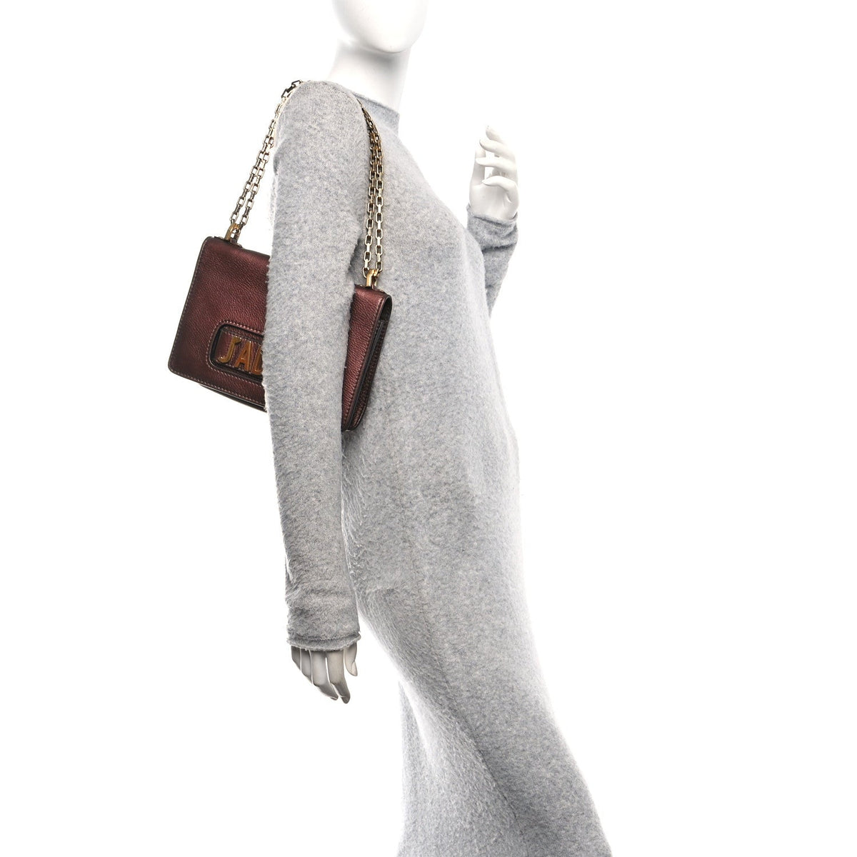 Calfskin Flap Shoulder Bag