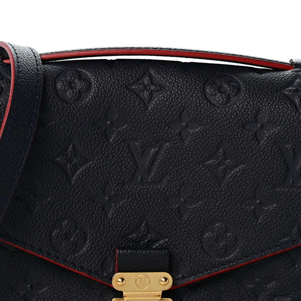 Empreinte Pochette Metis Marine Rouge Handbag
