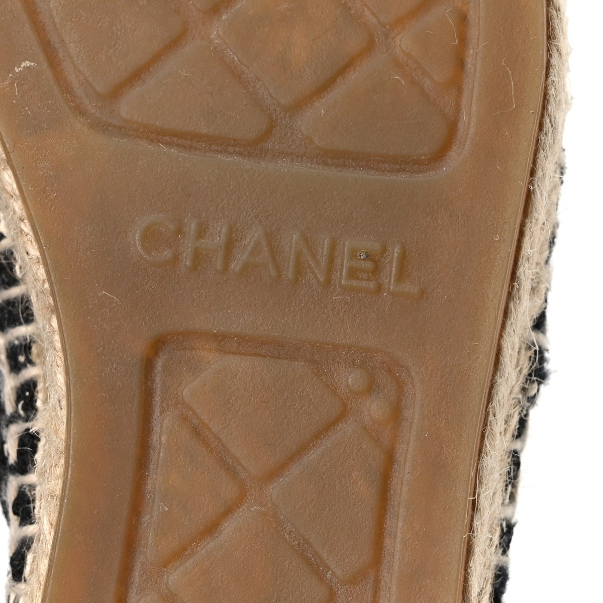 Chanel Lace Women's CC Espadrilles Flats 36 Black