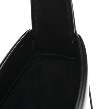 Mini Calfskin Hobo Bag - Black
