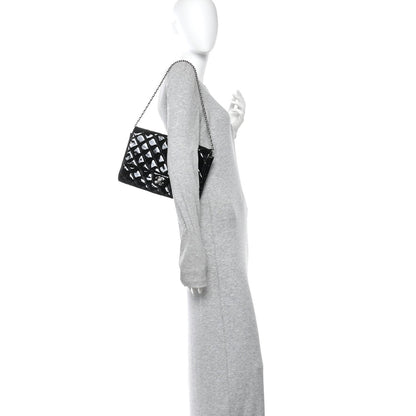 Quilted Clutch Bag - Black