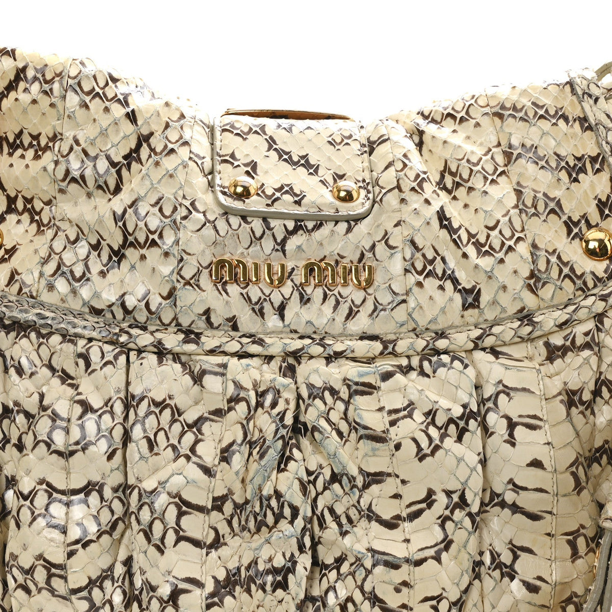 Small Hobo Bag - Beige