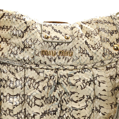Small Hobo Bag - Beige