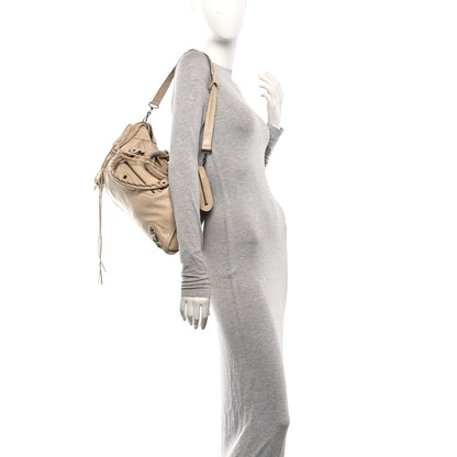 Agneau Classic Hardware City Sahara Handbag
