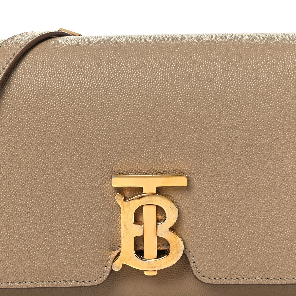 Small Calfskin Handbag - Beige